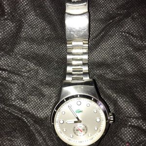 Stainless steel Lacoste watch